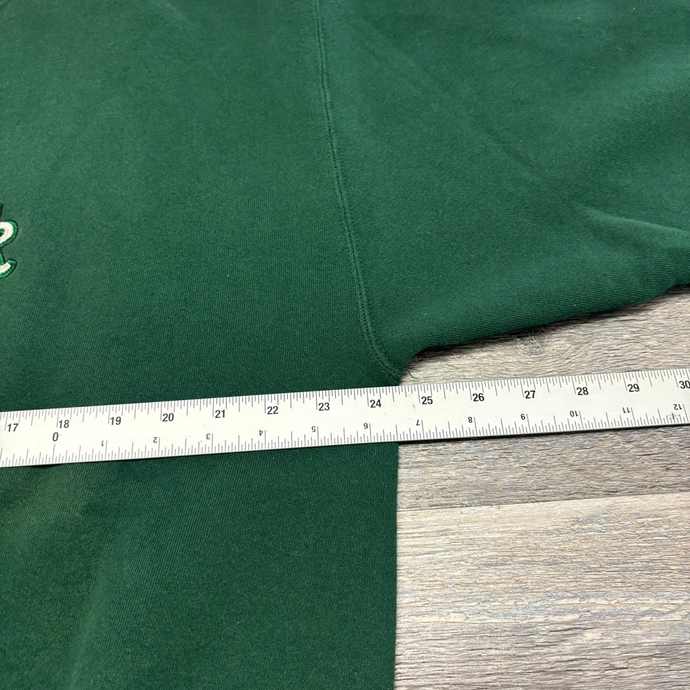 Vintage 90s Hard Rock Cafe Las Vegas Mens Large Green Embroidered Sweatshirt USA - Picture 6 of 8